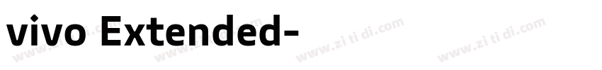 vivo Extended字体转换